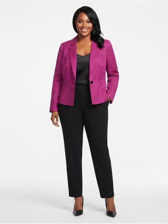 Evan Picone Jackets & Blazers - Black Label by EVAN PICONE
Fuchsia Blazer Size 16